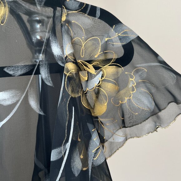 Vintage Sheer Over dress wrap - Picture 2 of 10